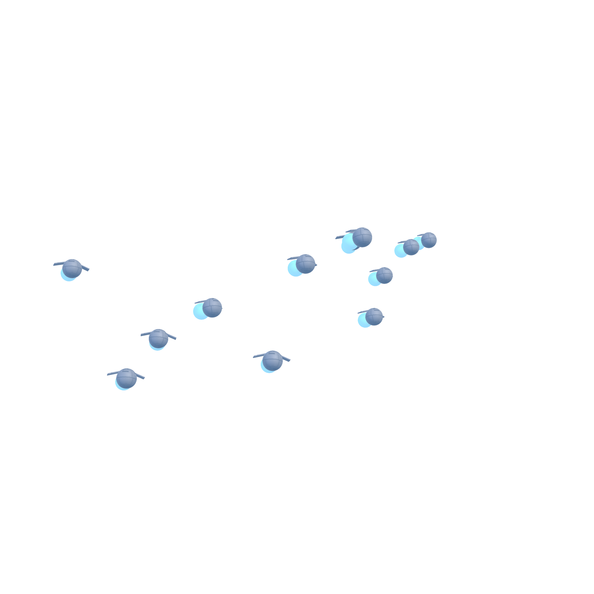 SWARM, a twelve-bee swarm