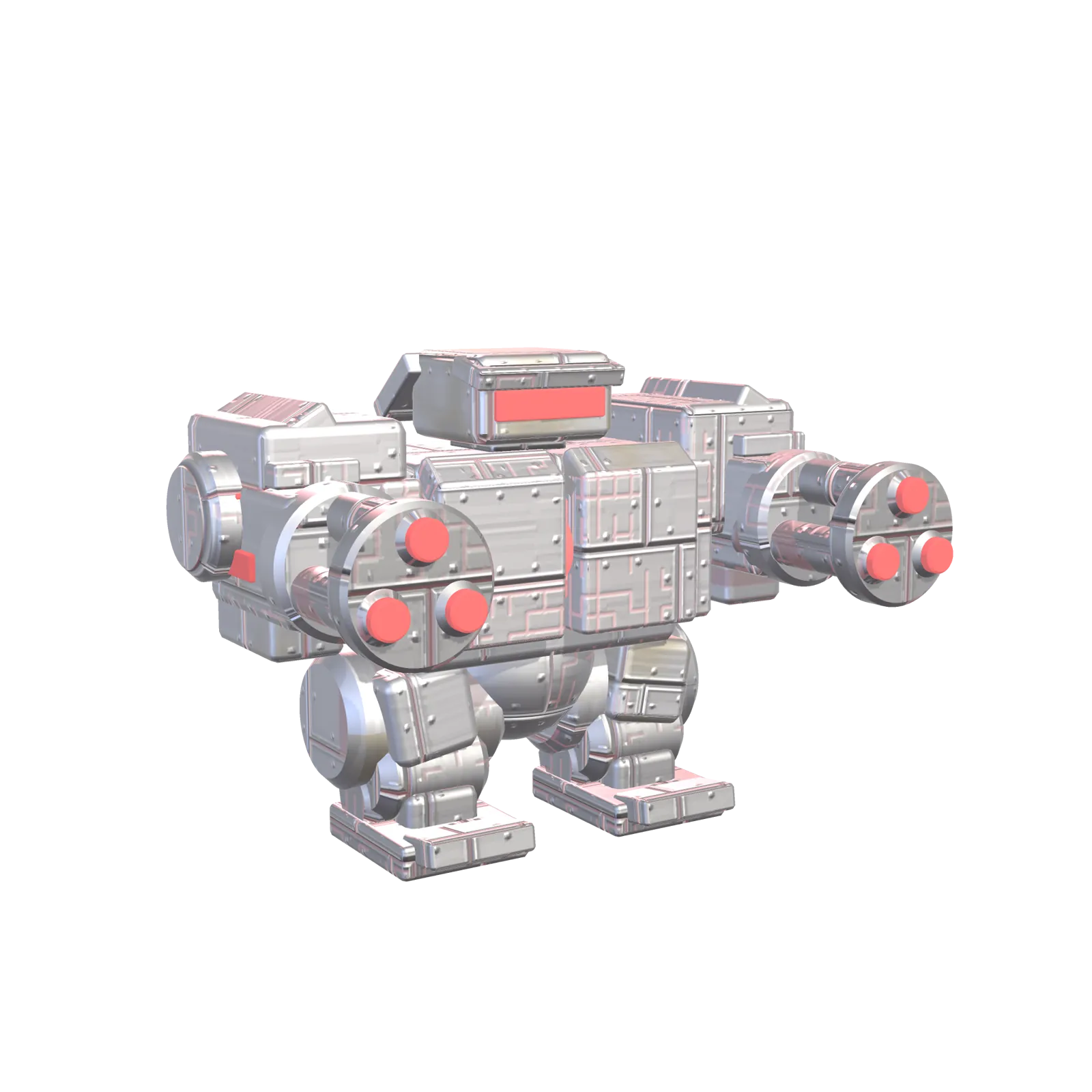 SIEGE FRAME, a four-metre mech